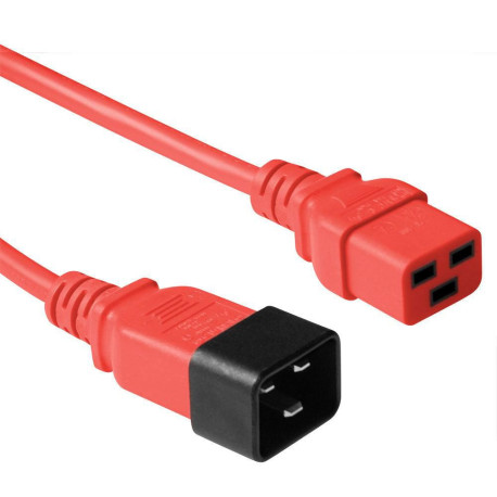 MicroConnect Red power cable C20 to C19, Référence: W128368246