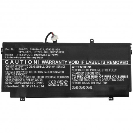 CoreParts Laptop Battery for HP Reference: W125993462