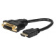 MicroConnect Adapter HDMI - DVI M/F, 15CM Reference: DVIHDMI15CM