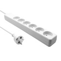 MicroConnect Danish EDB Power Strip 6-way Référence: W128444245