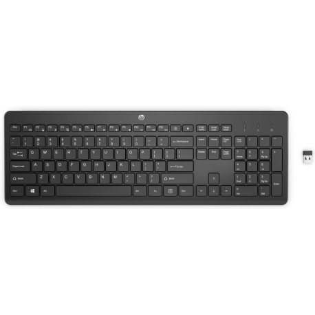 HP 230 Wireless Keyboard Black Référence: W126435849