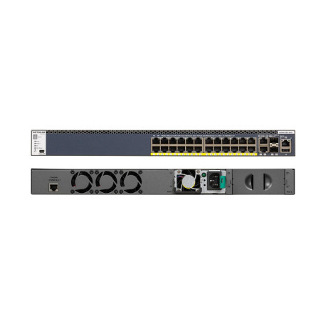 Netgear M4300-28G-POE+STCKL MGD SWITCH Référence: GSM4328PB-100NES