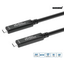 MicroConnect USB-C to USB-C cable 15m, Référence: W129111765