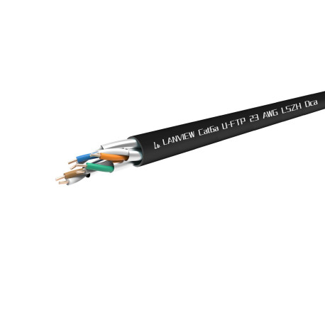 Lanview Cat6a U-FTP 4x2xAWG23 LSZH Référence: W128951033