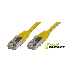 MicroConnect F/UTP CAT6 1.5m Yellow LSZH Reference: STP6015Y