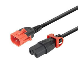 MicroConnect Powercord C14 IEC Lock+ Dual Référence: W129156796