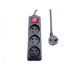 MicroConnect 3-way Power Strip on/off Référence: W128951139