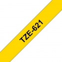 Brother TZE621 9MM BLACK ON YELLOW 