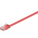 MicroConnect U/UTP CAT6 1M Red Flat Reference: V-UTP601R-FLAT