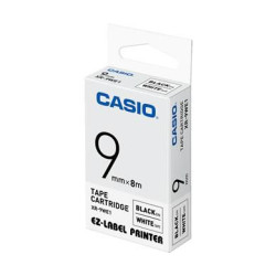 Casio XR-9WE, 9 mm, Black on White Reference: XR-9WE1