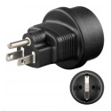MicroConnect Universal adapter US/Schuko Reference: PETRAVEL3