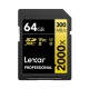 Lexar Professional 2000X 64 Gb Sdhc Référence: W128261505