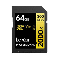 Lexar Professional 2000X 64 Gb Sdhc Référence: W128261505