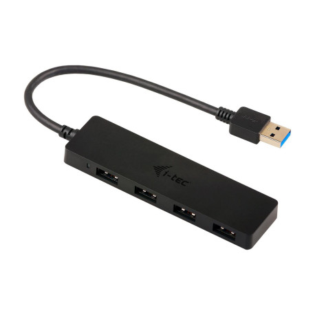 i-tec SLIM PASSIVE HUB 4P BLAC Référence: U3HUB404