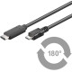 MicroConnect USB-C to USB2.0 Micro B 1M Référence: USB3.1CAMIB1