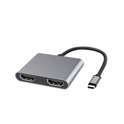 MicroConnect USB-C to HDMI X2 Female Référence: USB3.1CHDMIX2