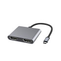 MicroConnect USB-C to HDMI X2 Female Référence: USB3.1CHDMIX2