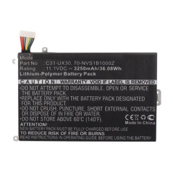 CoreParts Laptop Battery for Asus 36Wh Référence: MBXAS-BA0139