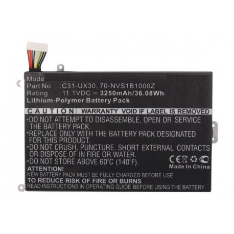 CoreParts Laptop Battery for Asus 36Wh Référence: MBXAS-BA0139