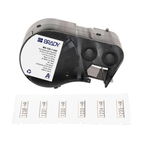Brady BMP51/BMP53/M511 Label Référence: W128483762