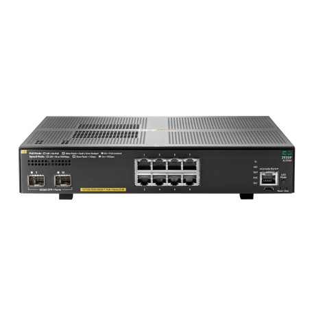 HP ARUBA 2930F 8G POE+ 2SFP+ Référence: W126933543