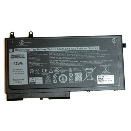 Dell Battery, 42WHR, 3 Cell, Reference: W125707379