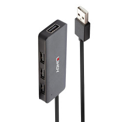 Lindy 4 x USB 2.0, 480 MBit Black Reference: W128204322