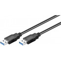 MicroConnect USB3.0 A-A 2m M-M, Black Reference: USB3.0AA2B