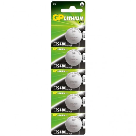 GP Batteries LITHIUM BUTTON CELL CR2430 Reference: W126074977