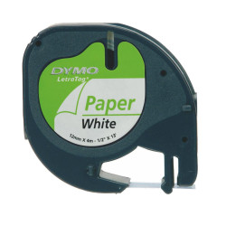 DYMO LetraTAG Tape / 12mm x 4m Reference: S0721510