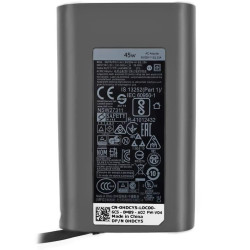 Dell AC Adapter, 45W, 19.5V, 3 Référence: W129299389