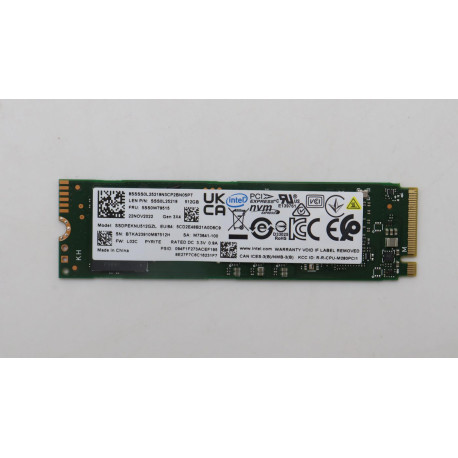 Lenovo 512GB M.2 PCIe 3.0 x4 Référence: W126614647