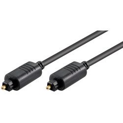 MicroConnect Toslink Optical Cable 1m Black Référence: TT610BKAD