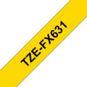 Brother Tape Black on Yellow 12mm Référence: TZEFX631