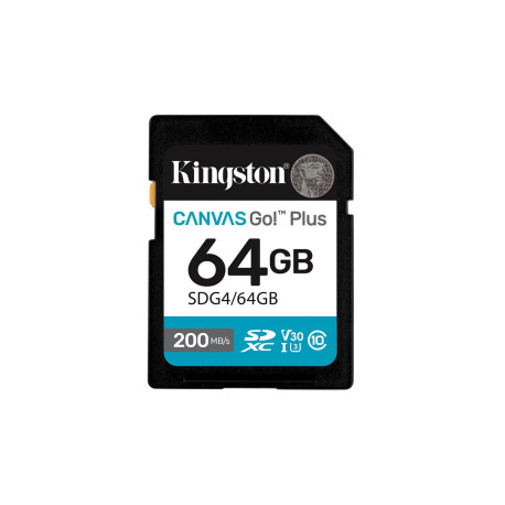 Kingston Canvas Go! Plus 64Gb Sdxc Référence: W129176499