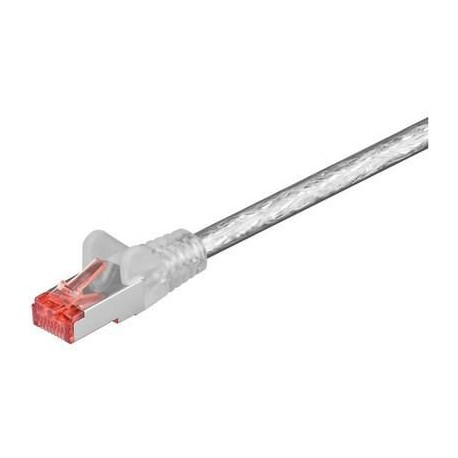 MicroConnect S/FTP CAT6 0.25m Transperant Reference: SSTP60025T