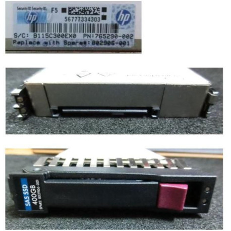 HP 400GB SAS Solid State Drive Référence: 802906-001