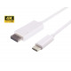 MicroConnect 4K USB-C to Displayport Cable Reference: USB3.1CDPB2W