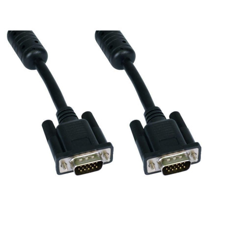Cables Direct 1M Black SVGA Male - Male Reference: CDEX-701K