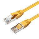 MicroConnect CAT6A S/FTP 0.5m Yellow LSZH Référence: W125878149