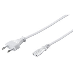 MicroConnect Power Cord Notebook 1.5m White Référence: PE030715W