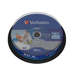 Verbatim BD-R SL DATALIFE 25GB 6X Référence: 43804