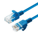 MicroConnect U/UTP CAT6A Slim 0.25M Blue Reference: W125628003