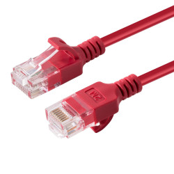 MicroConnect U/UTP CAT6A Slim 0.25M Red Reference: W125628030