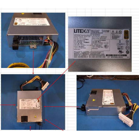 Hewlett Packard Enterprise ML350 GEN10 12V 500W NHP Reference: 866726-001 