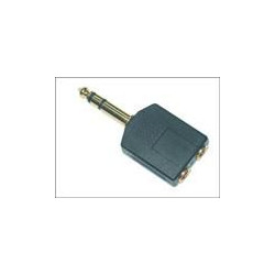 MicroConnect Adapter 6.3mm - 2X3.5mm M-F Reference: AUDANS