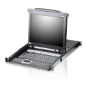 Aten 8 Port 19 LCD KVMP Switch, Référence: CL5708N-ATA-2XK06A1G