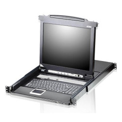 Aten 8 Port 19 LCD KVMP Switch, Référence: CL5708N-ATA-2XK06DNG