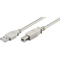MicroConnect USB2.0 A-B 1.8m M-M Reference: USBAB2