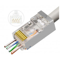 MicroConnect Modular EZ Plug RJ45 CAT6a Reference: W125839484